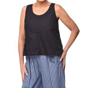 NEW TULIP CLOTHING tristan tank in black